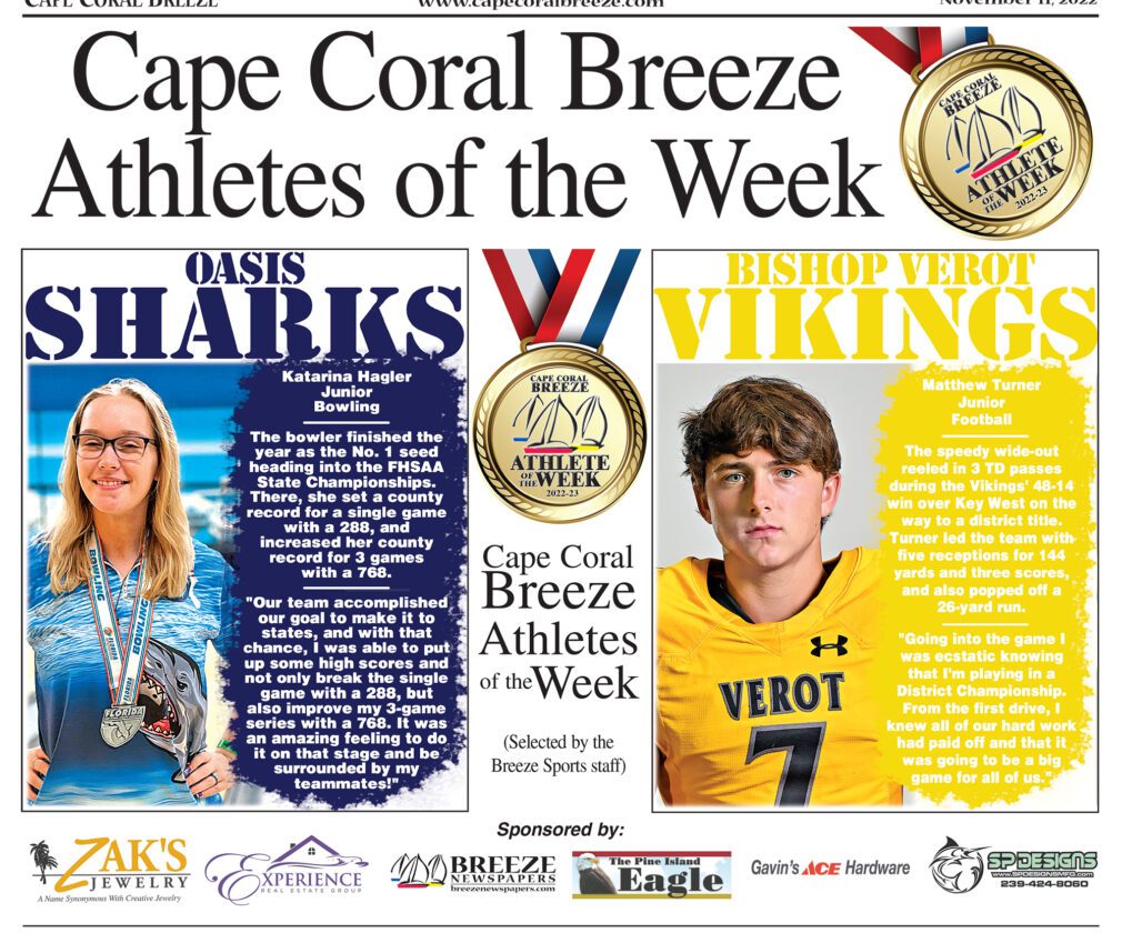 Athletes of the Week 11/11/22 News, Sports, Jobs North Fort Myers